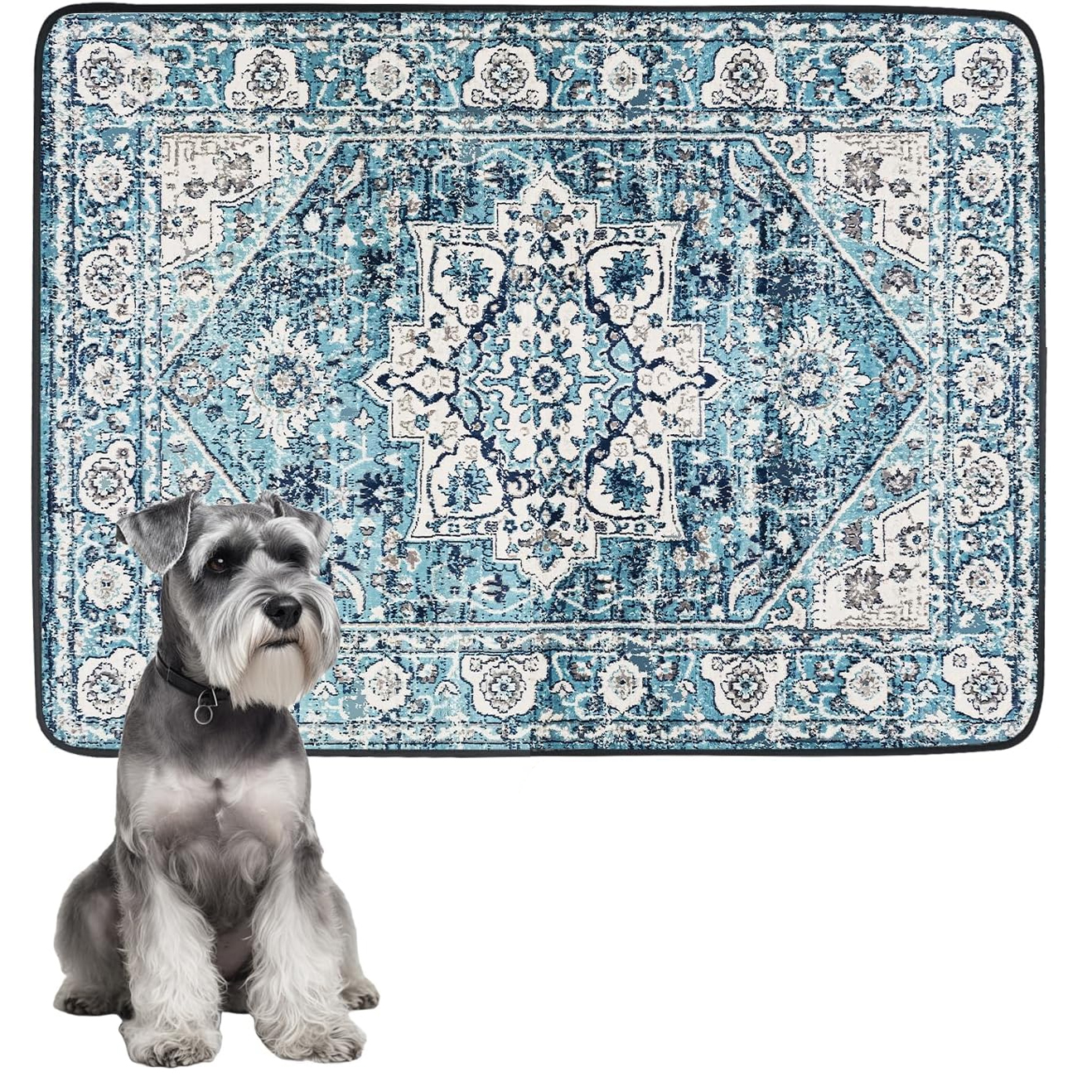 Scandinavian Minimalist Carpet Pet Mat, Stain-Resistant and Easy to Clean Sofa Coffee Table Mat, Urine-Proof Cat and Dog Pad — image 1