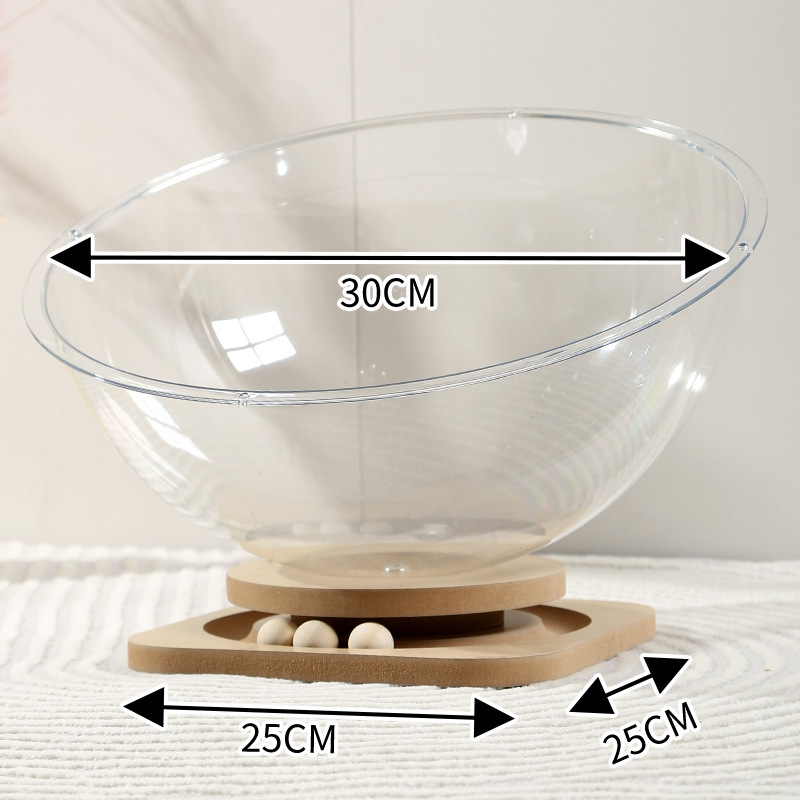 Space Capsule Cat Bed Kitten Sleeping Nest Acrylic Universal Cat Activity Centre Hammock Nest Kennel for Small Animals Pet Suppl — image 9