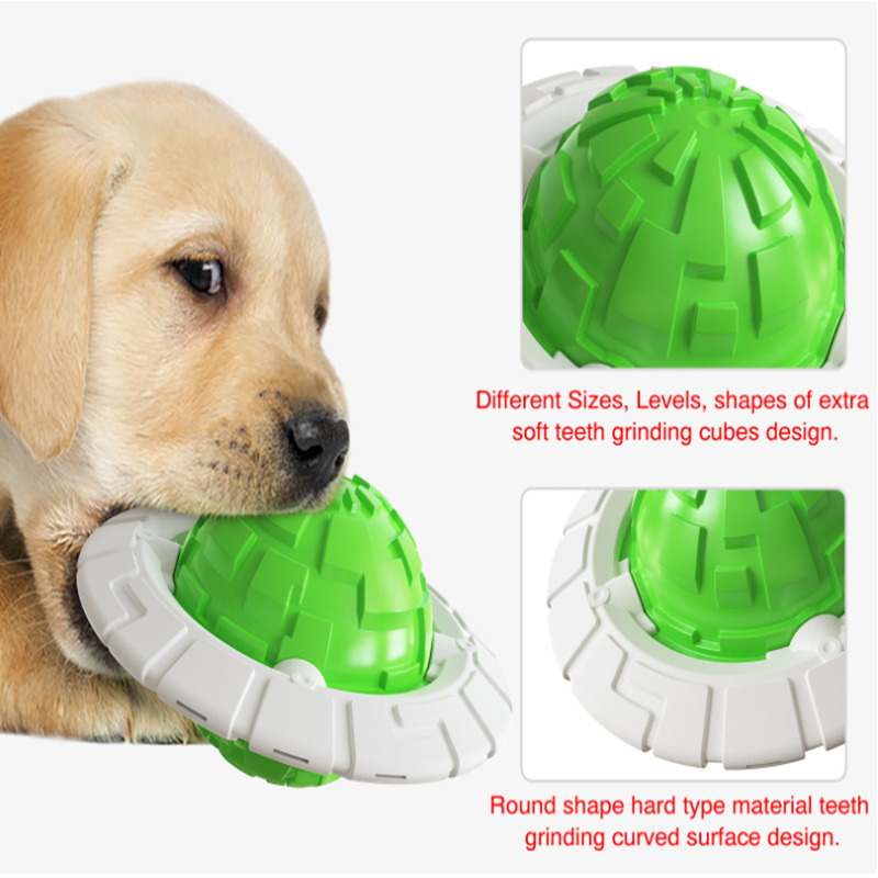 New Popular Pet Products Teddy Bomei Bears and Dog Toys Sounding Interactive Frisbee Grinding Ball — image 2