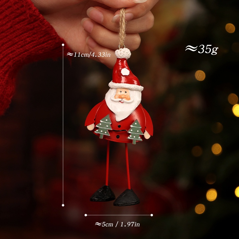 Christmas Reindeer Santa Claus Hanging Ornament, Christmas Tree Decoration Kids' Costume Gift Accessory — image 7