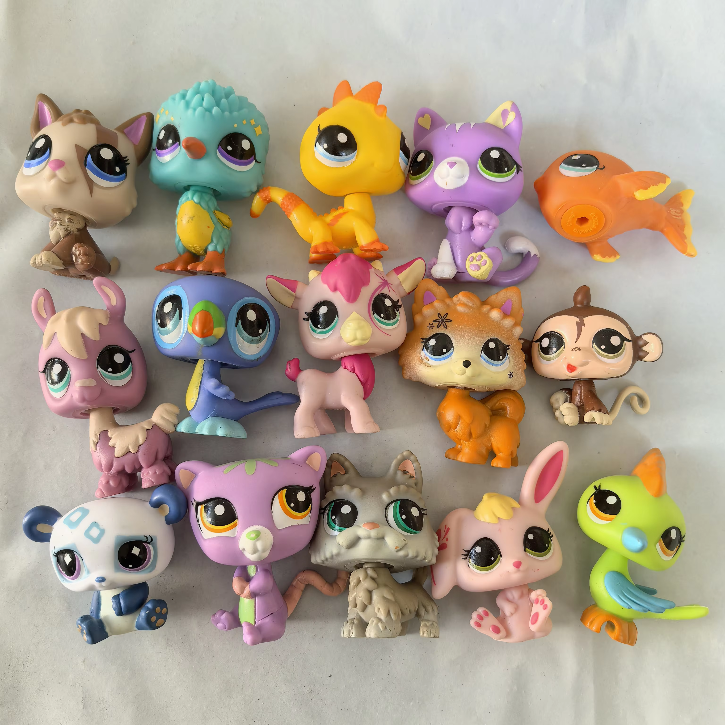 6/12/pcs 5cm Old Pet Toys Cat Puppy Figure Mini dolls Toy Figures Classic Little Pet Cat Dog Animal Action figures Toys — image 1