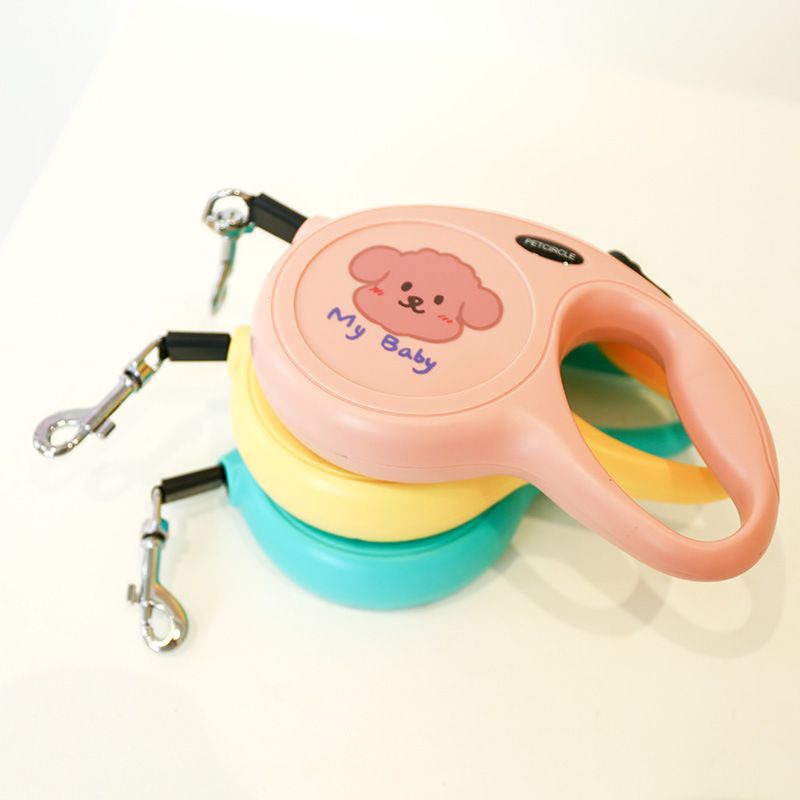 Cuerda de Tensión Retráctil para Perros Cuerda de Cadena para Paseos de Perro Accesorios Diarios para Mascotas — imagen 3