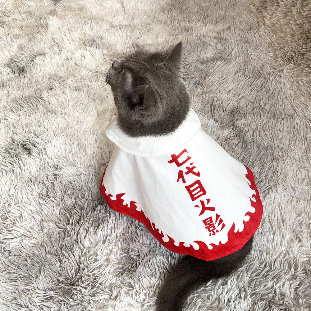 Naruto Seventh Generation Ninja Cat Cloak Pet Supplies Dog Home Air Conditioned Room Clothes Cos Dress Up — image 3
