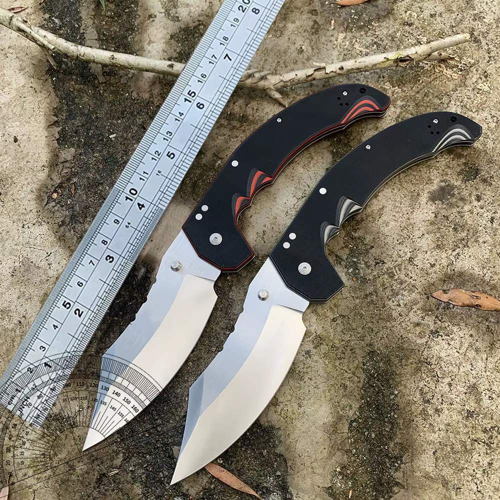 Mayhem Folding Knife Carrying Hunting Knife AUS10A Blade Outdoor Portable Camping Survival Knives Jackknife Gift for Men — image 4