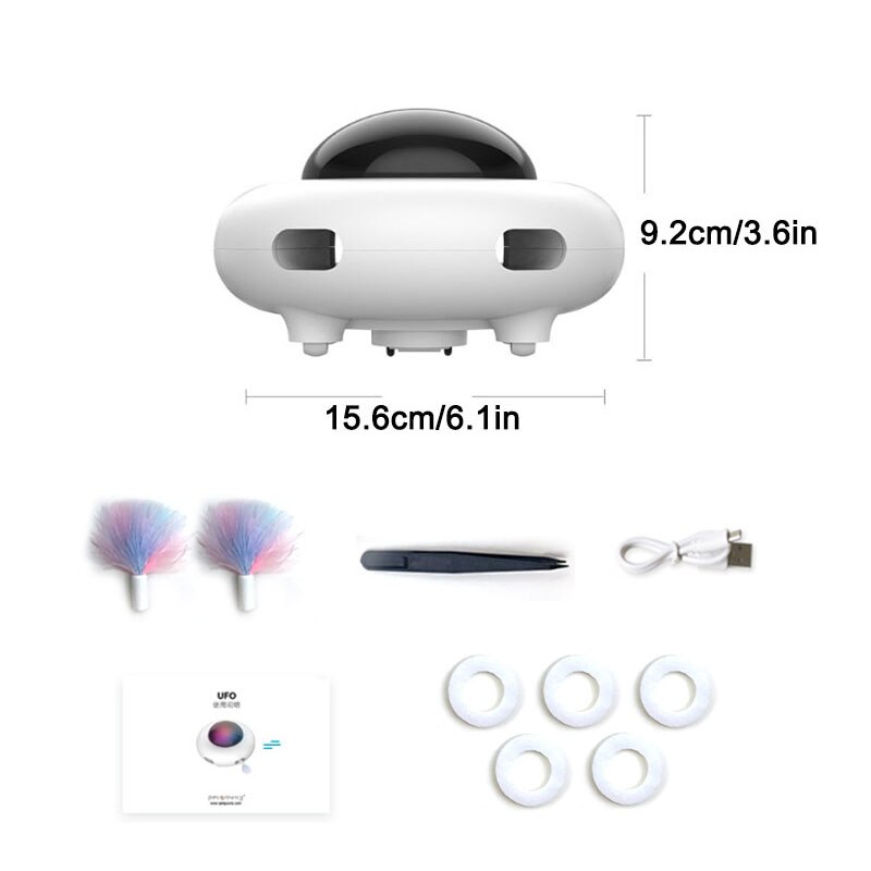 Automatic Feather Teaser Cat Toys Random Interactive Electric Crazy Toys — image 7