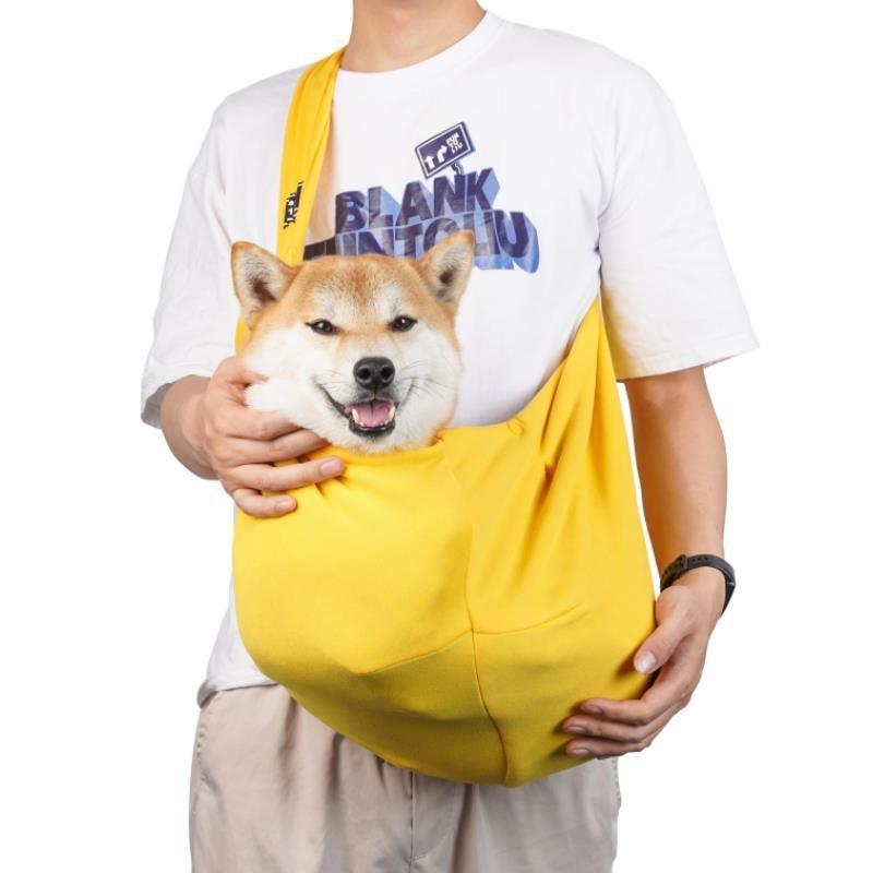 Crossbody breathable dog folding pet bag with large capacity pet supplies portable cat bag for outdoor use — image 14