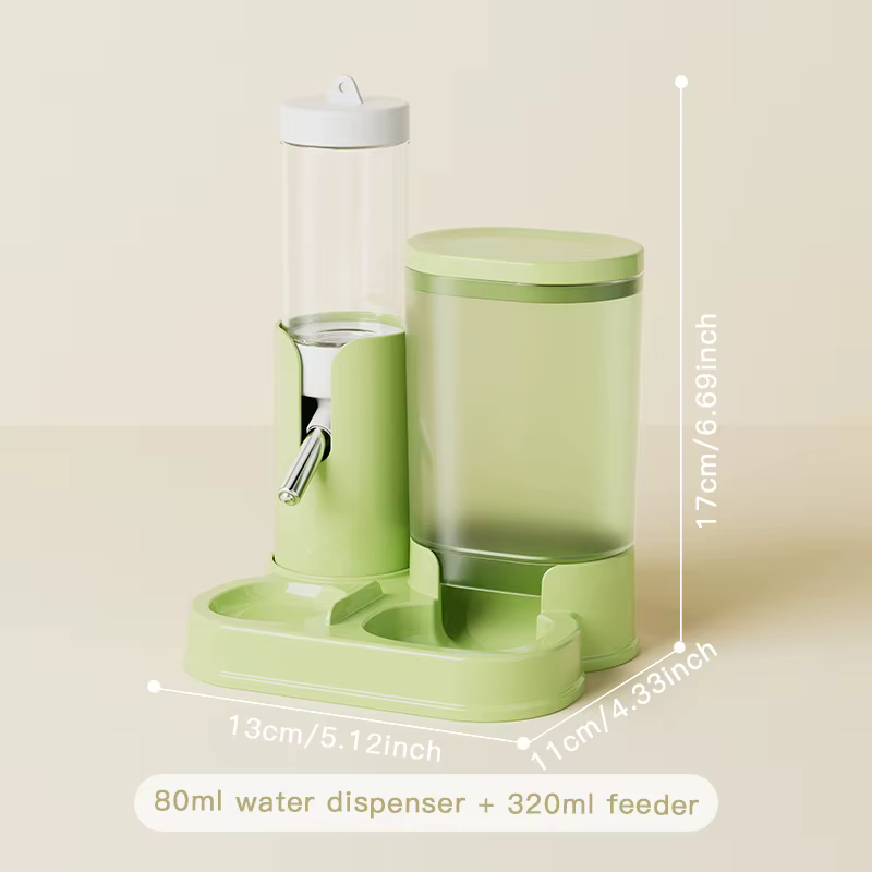 Auto Feeder And Waterer Two-in-One for Hamsters Guinea Pigs Chinchillas - Rolling Ball Water Bottle Integrated Feeding Tool — image 5