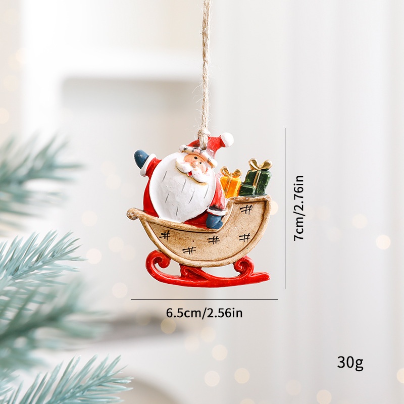 Adorno Navideño Reino de los Cielos Figura de Renuevo Colgante Estilo Animado Decoración para Árbol — imagen 13