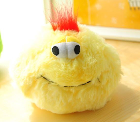Electric Toy Ball Dog Cat Toy Automatic Pet Plush Ball Activation Automatic Ball Chew Plush animal — image 9