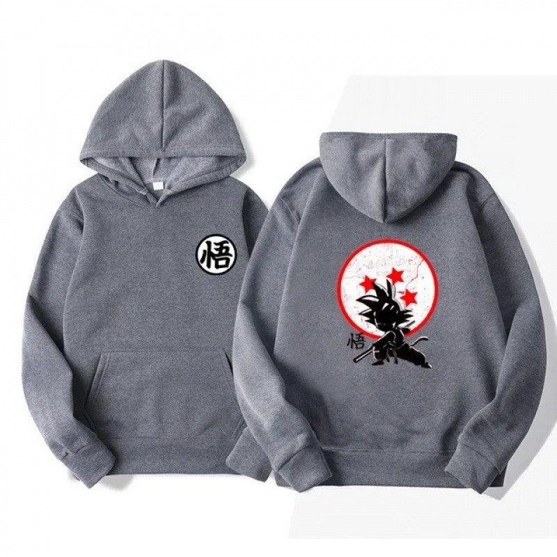 Casual Unisex Loose Hoodie Anime Dragon Ball Goku Round Neck Sweatshirt — image 8