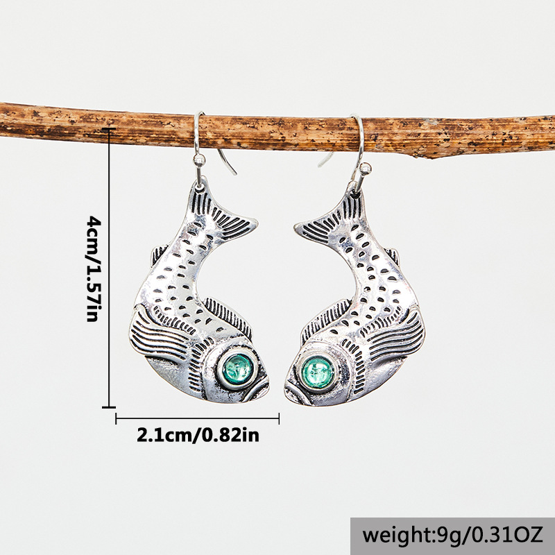 Personality Vintage Animal Earrings Fashion Women Jewelry Ornament — image 1