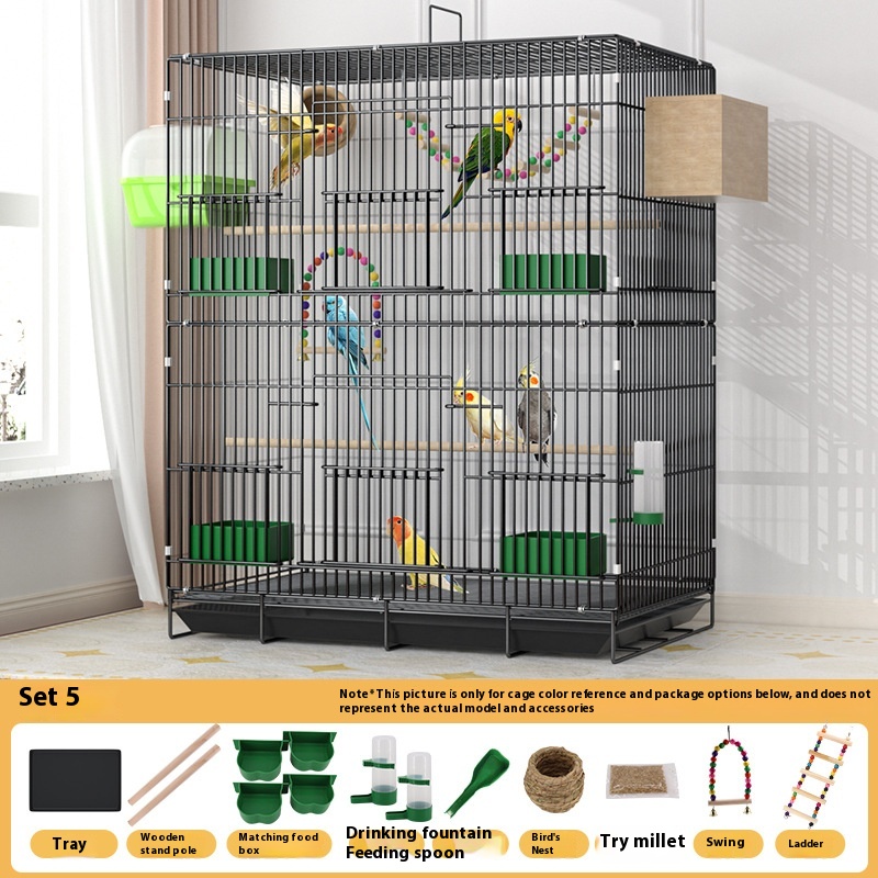 Home Fashion Personality Double Layer New Bird Cage — image 2