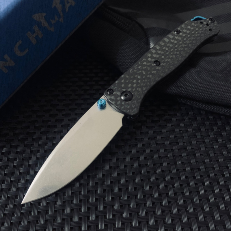 Cuchillo de plegado Butterfly 535533 con mango de fibra de carbono de alta gama para supervivencia al aire libre, utilidad portátil y pesca — imagen 6
