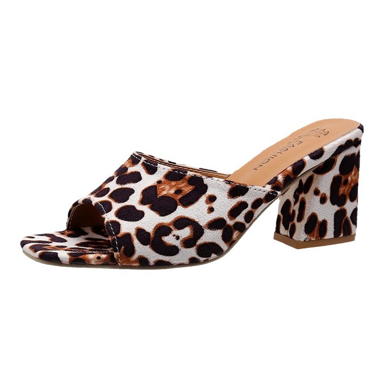 Zapatos de Verano con Punta Cuadrada y Tela de Cuero para Mujer - Sandalias con Alto Chunky — imagen 2