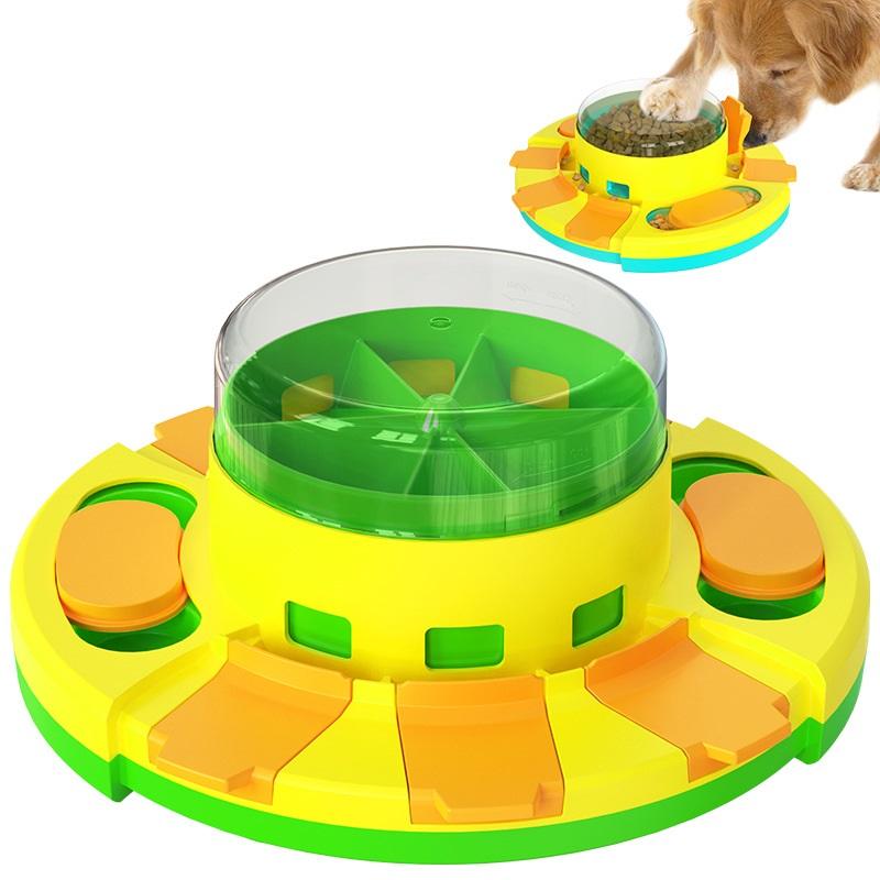 Pet Supplies Teething Sound Ball Dog Puzzle Leak Food Toys Pet Training Supplies Feeding Food Bin Dog Puzzle Diet Roulette — image 1