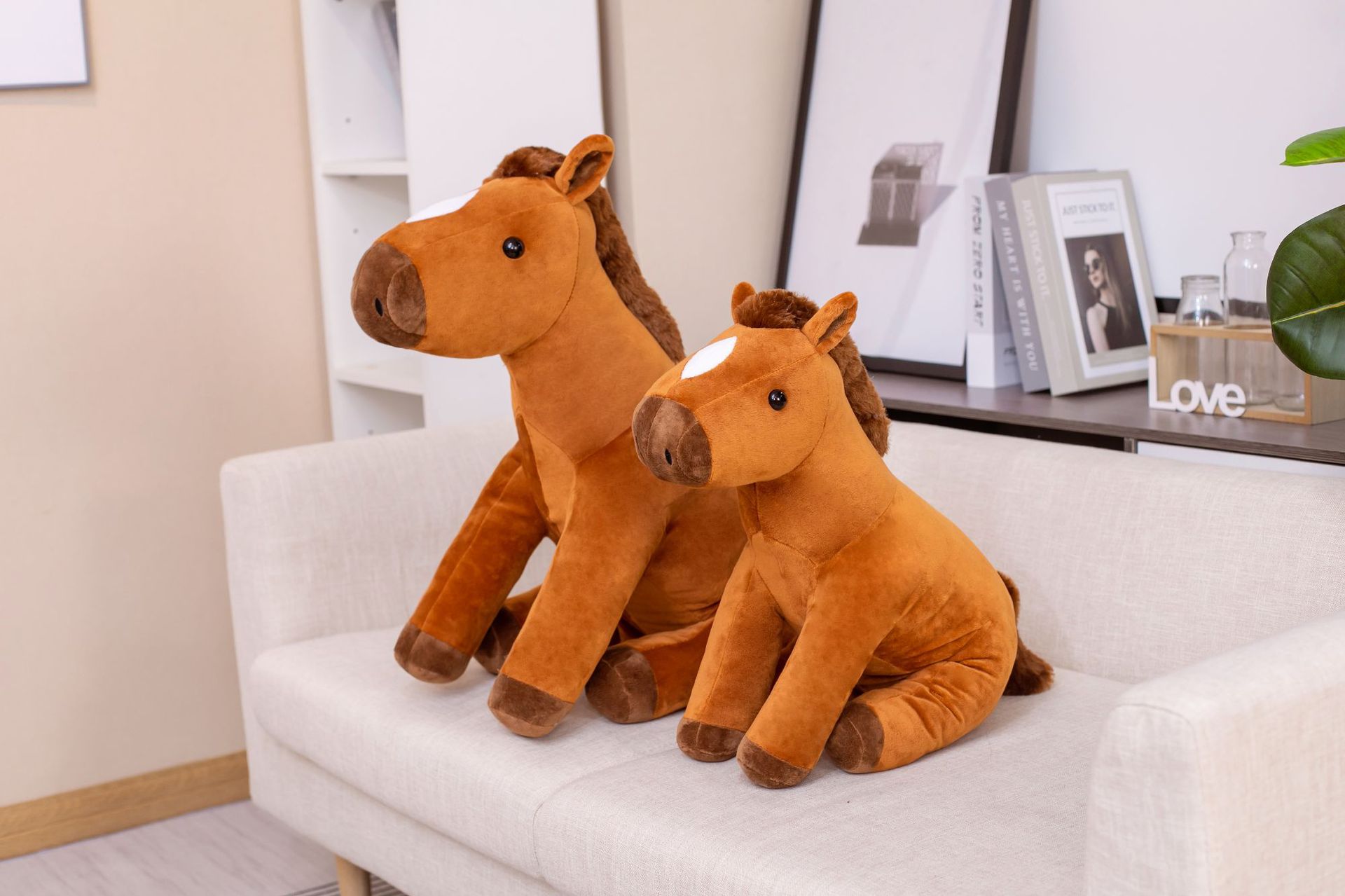 Muñeca de Pajaro Sentado de Peluche de Cabello Creativa Cojín — imagen 15