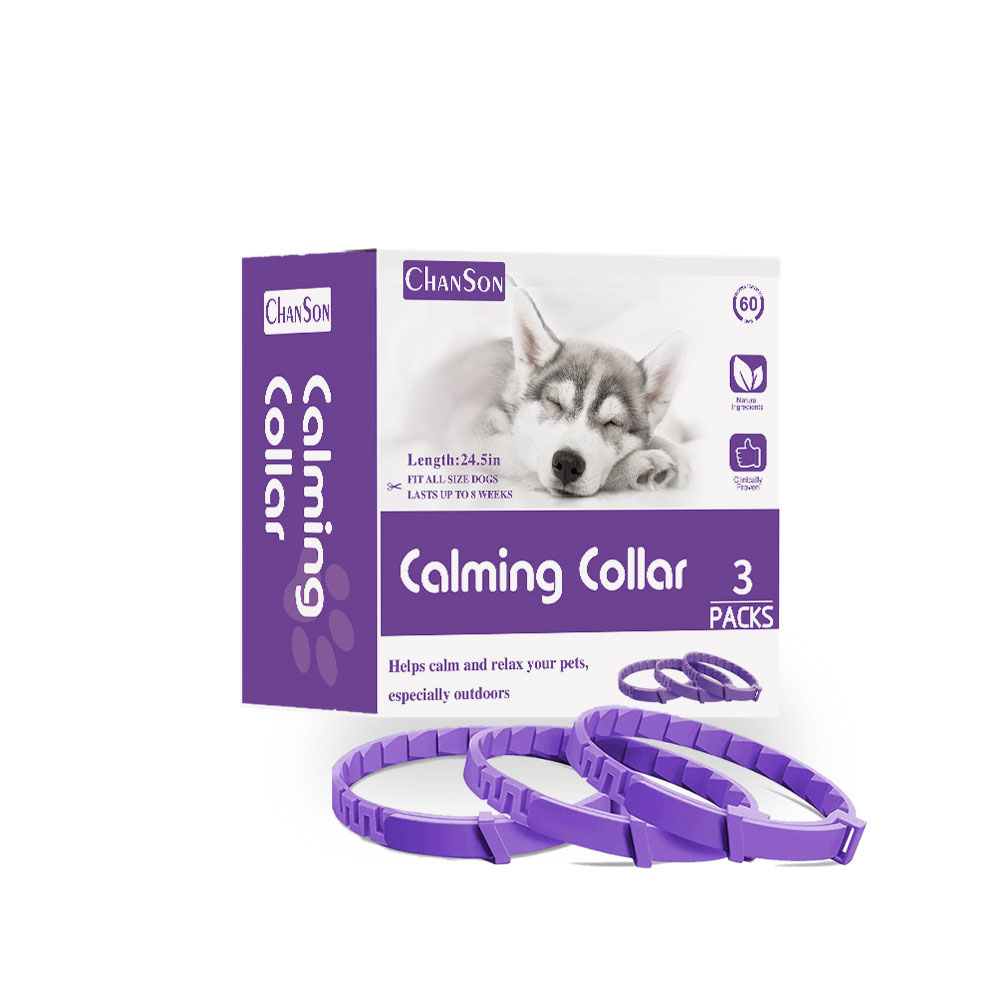 Collar de Perro y Gato Personalizado con Logotipo Gratuito, Ajustable y Impermeable para Calmar a Tu Mascota — imagen 1