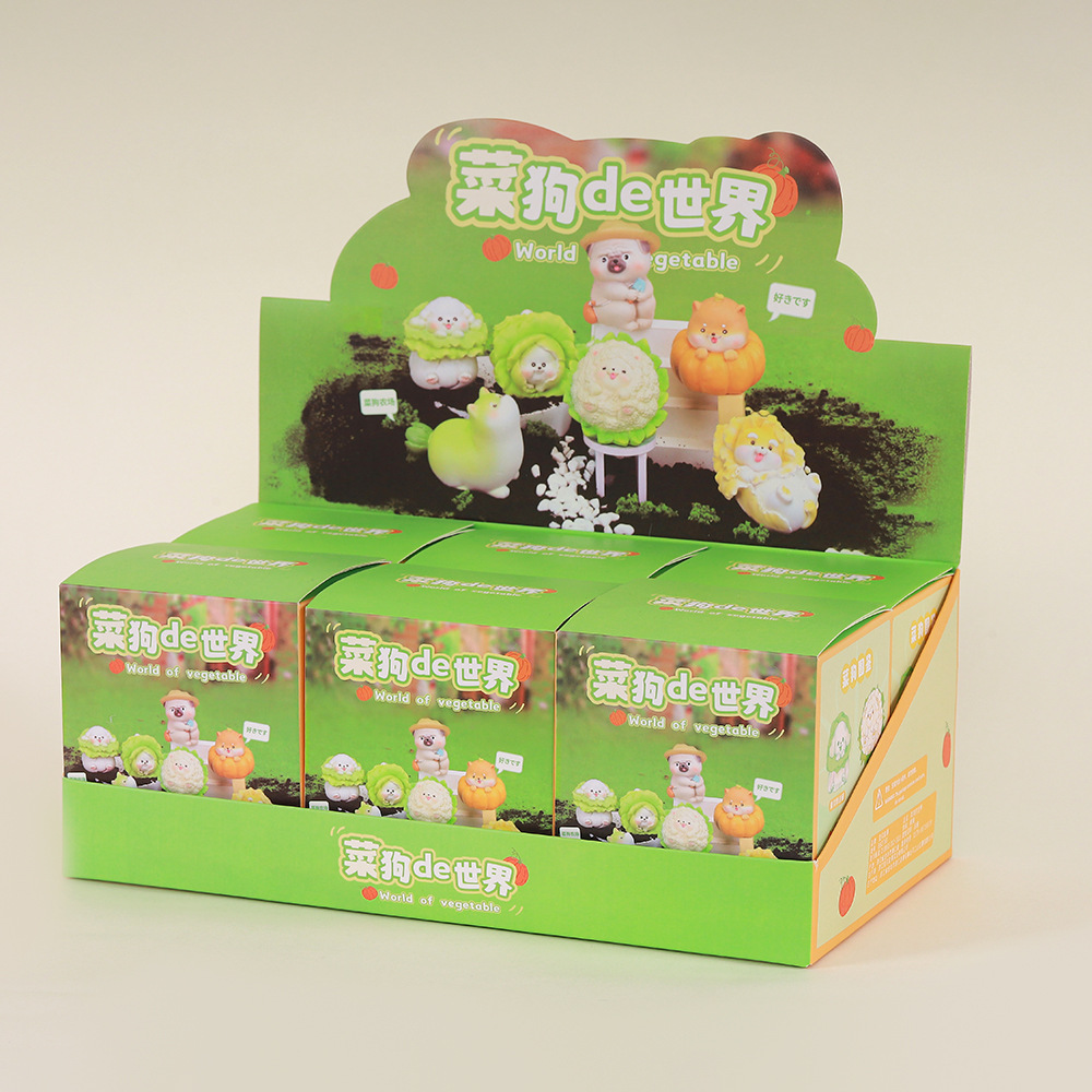 Surprise Creative Tide Play Box Animal Desktop Resin Doll To Send Friends To Decorate The World Blind Box Of The Dog — image 7