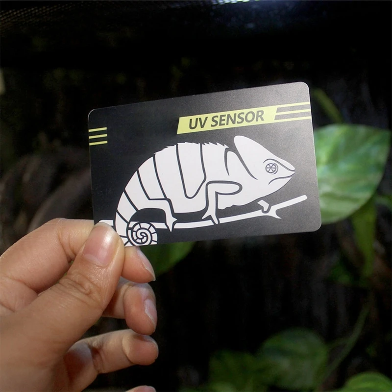 Reptile UVB Light Lamp Bulb Test Card UV Tests Paper Reptiles Terrarium Lamp Life Effective Tester Meter Pet Supplies — image 3
