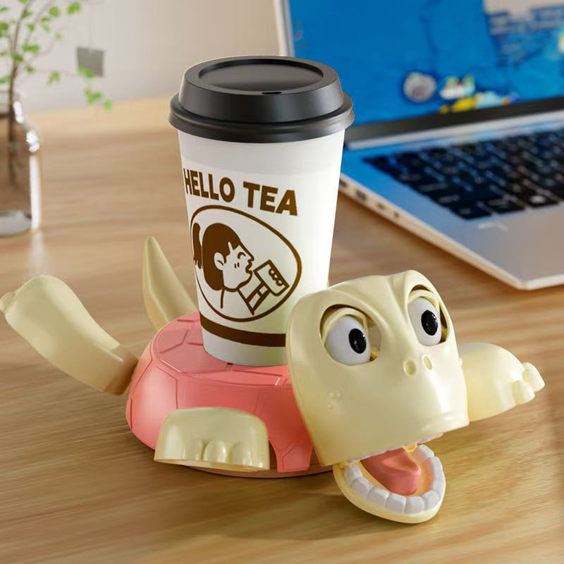 3D - printed Panicked Turtle Coaster: Insulated, for stress relief, doubles as mug base decor — image 4