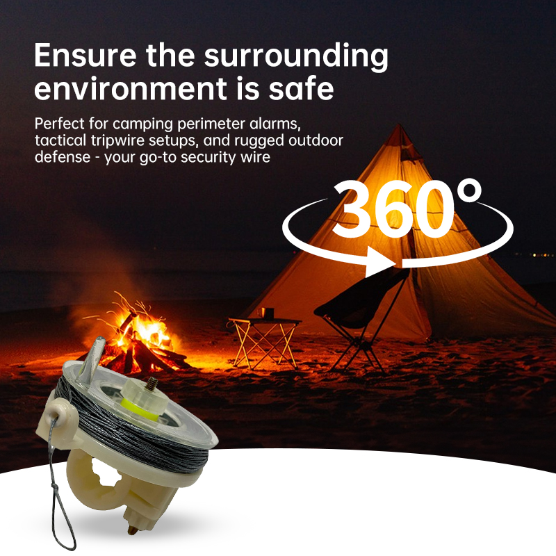 Perimeter alarm trigger lines (including camping ones) and weather-resistant early warning security systems for camping barns — image 5