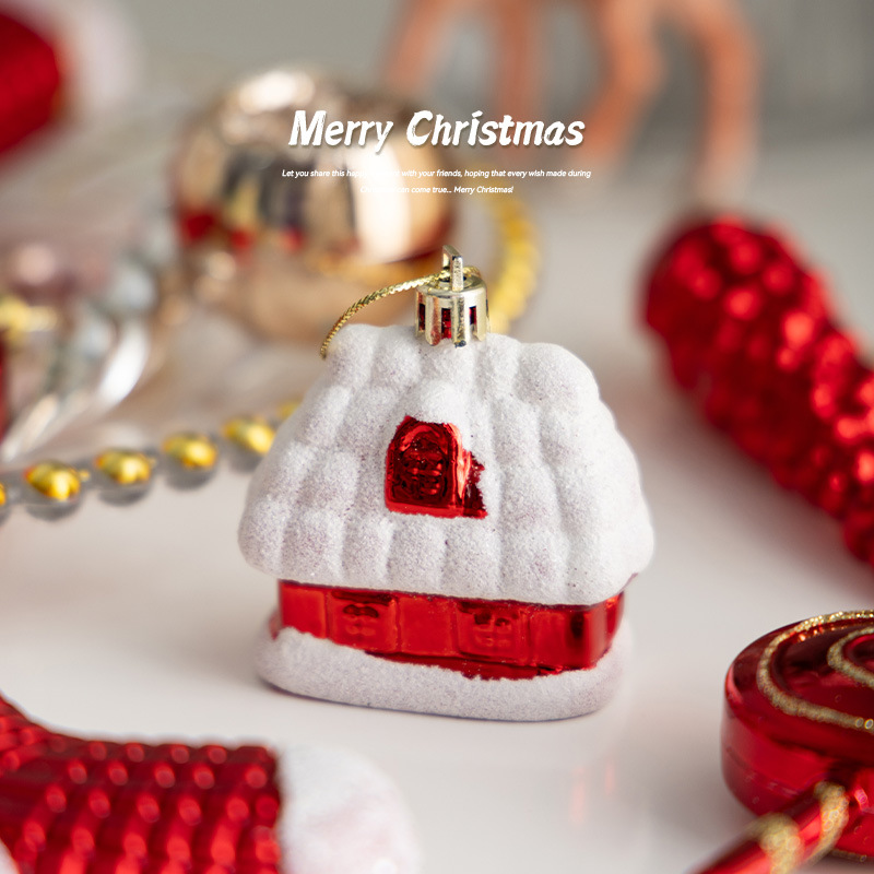 Christmas Decoration Reindeer Hanging Ornament Candy Cane Ice Stick Creative Christmas Hanging Decor for Wardrobe Scene Decoration Gift — image 3