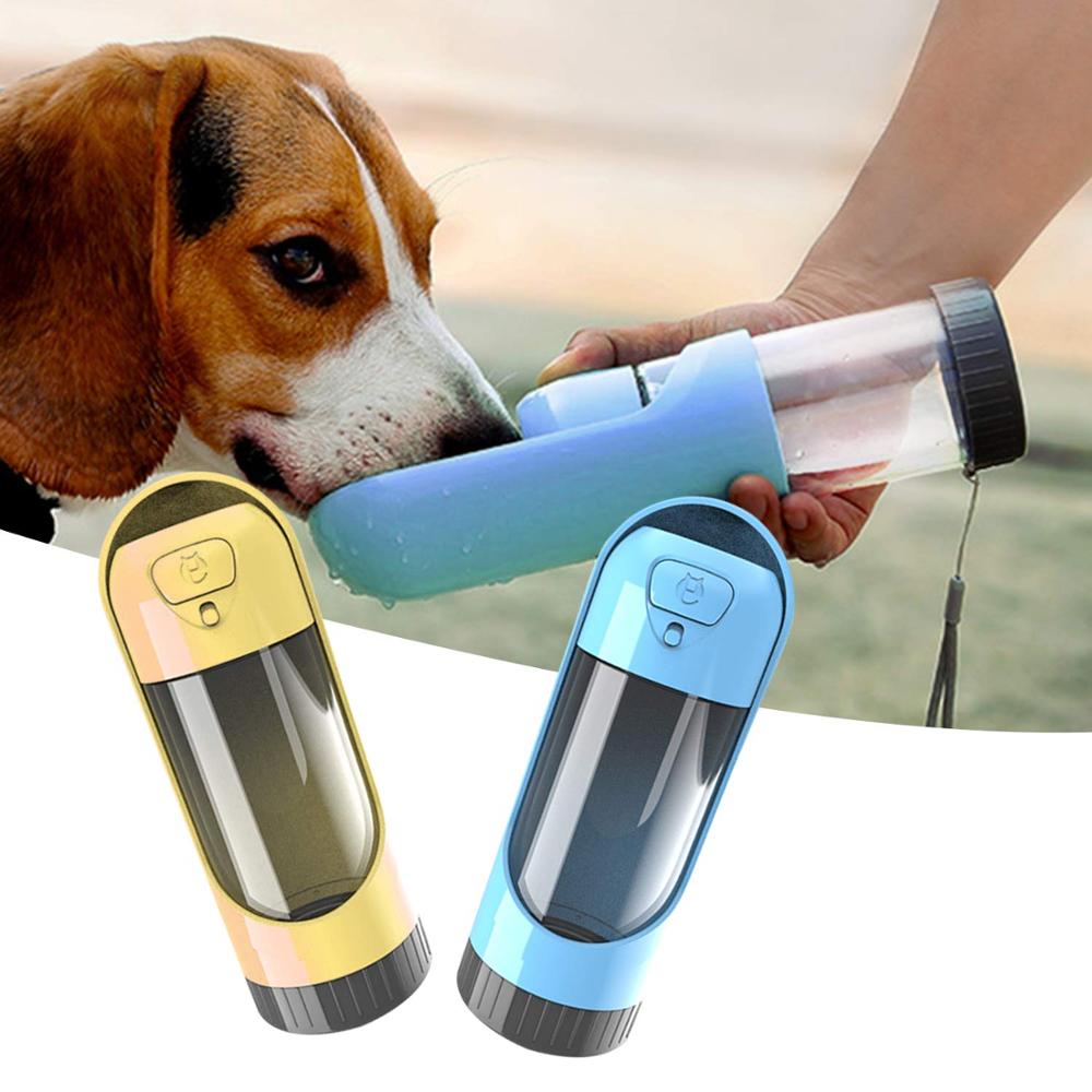 Portable Pet Dog Water Bottle Drinking Bowls For Small Large Dogs Feeding Water Dispenser Cat Activated Carbon Filter Bowl — image 1