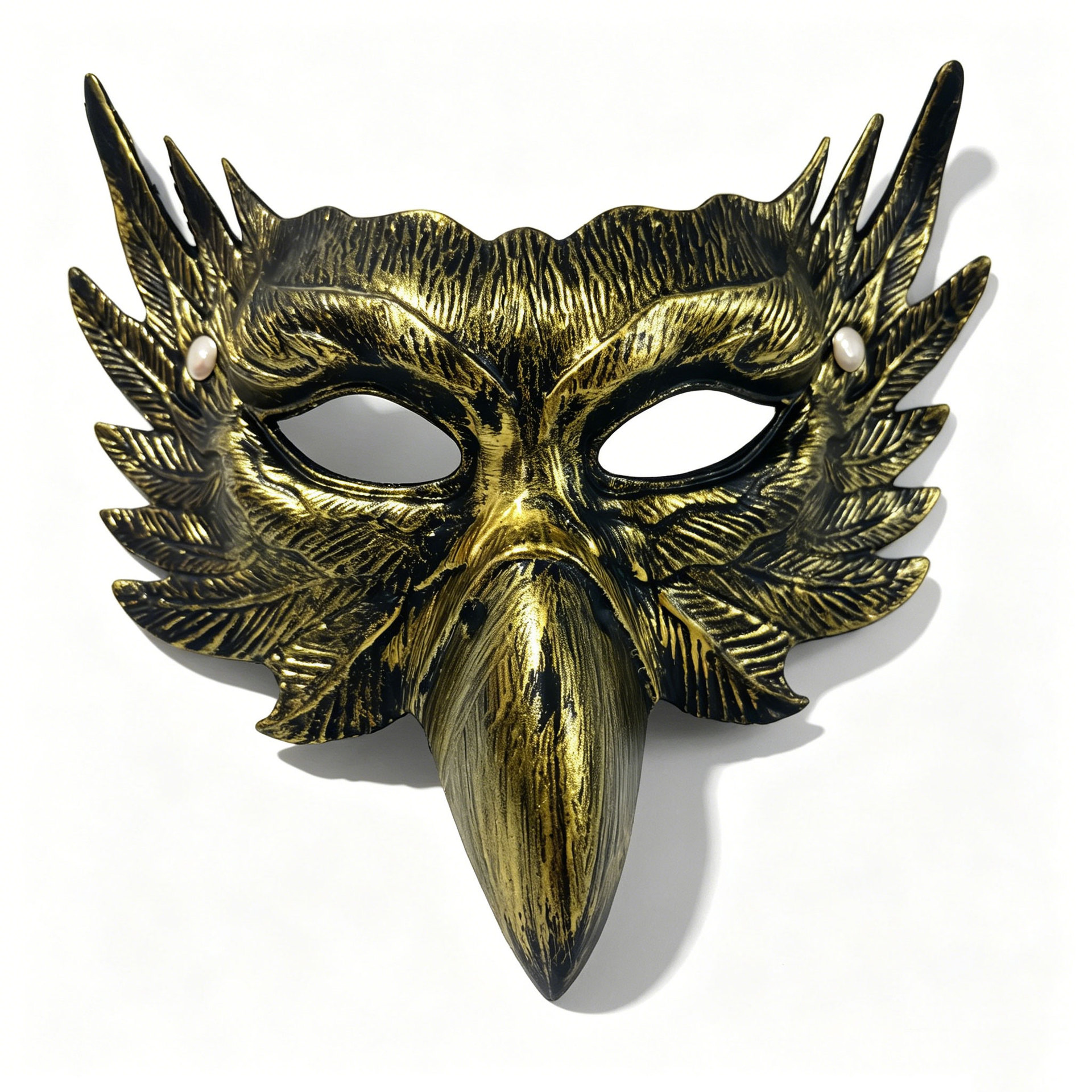 Máscara de Águila para Halloween - Máscara de Media Cara con Diseño de Águila Estilosa — imagen 4