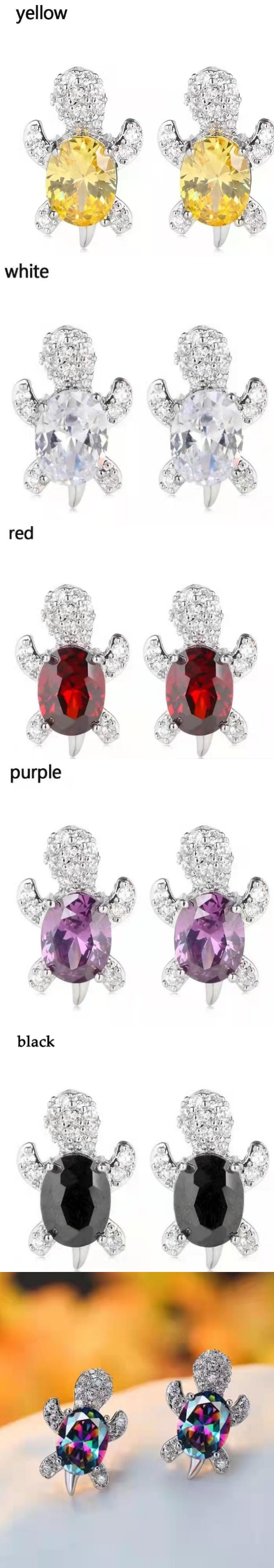 Cute Little Animal Niche Design Earrings Jewelry Stud Earrings — image 11