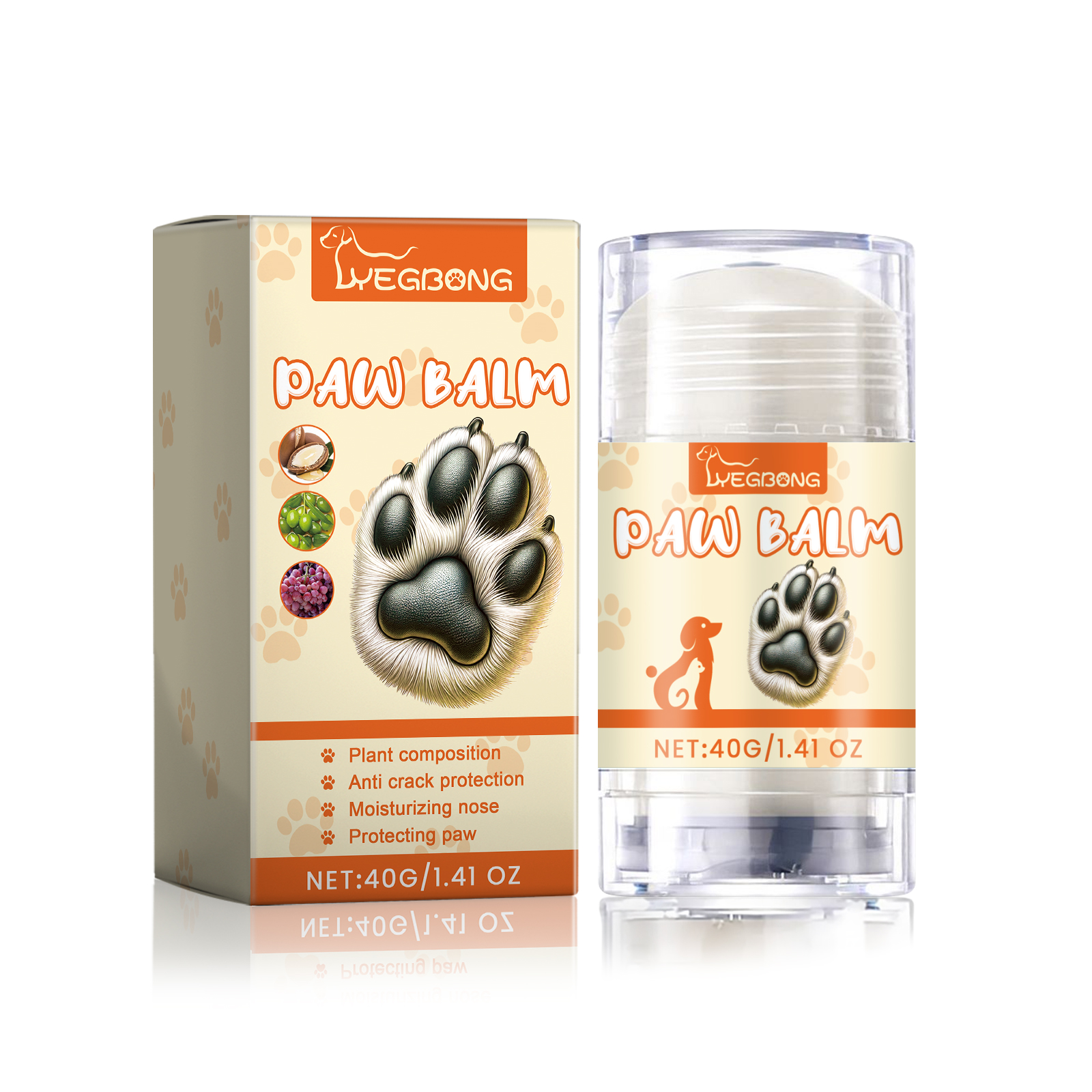 Cremas para Patas de Mascotas Yegbong - Protector de Pie con Hidratación Profunda — imagen 2