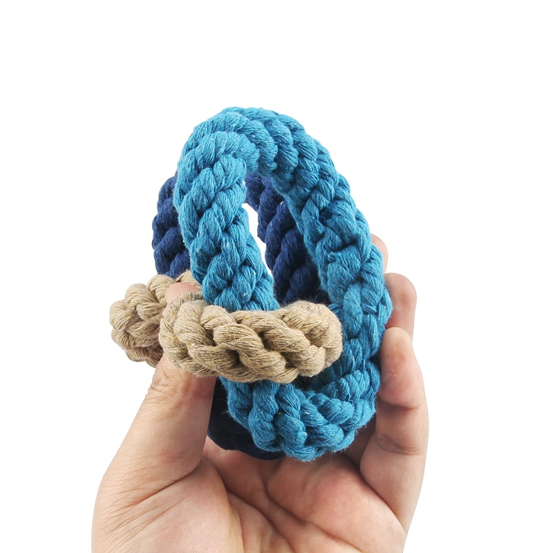 Juguetes de Cuerda para Perros Pequeños - Teaser Interactivo con Nudo de Cuerda — imagen 4