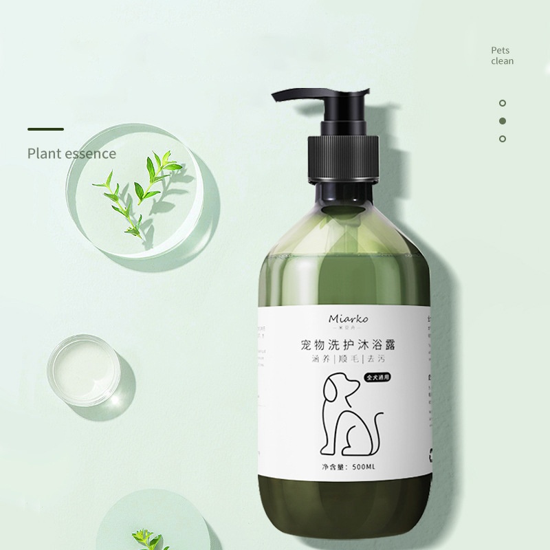 Pet Shampoo 500ml Cat Deodorizing and Scented Bath Products Dog Cleaning Supplies — image 3