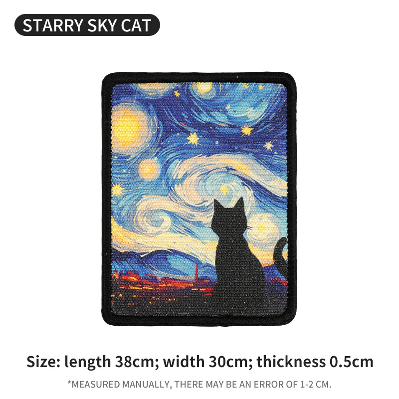 Tablero de Rasguño para Gatos Vertical Montado en Pared con Jute Durable No Shedding Para Mascotas — imagen 6