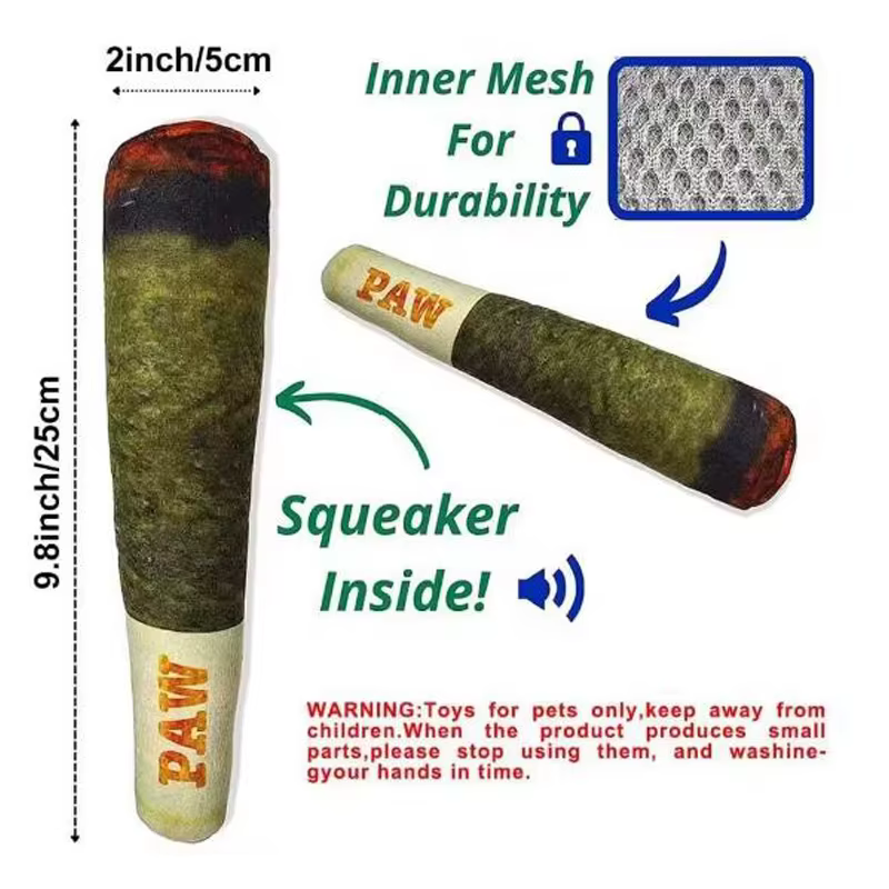 Juguetes para Perros Divertidos Interactivos Juguetes de Perro con Diseño de Puro, Sonido y Textura, Perfecto para Pequeños y Medianos Canes — imagen 2