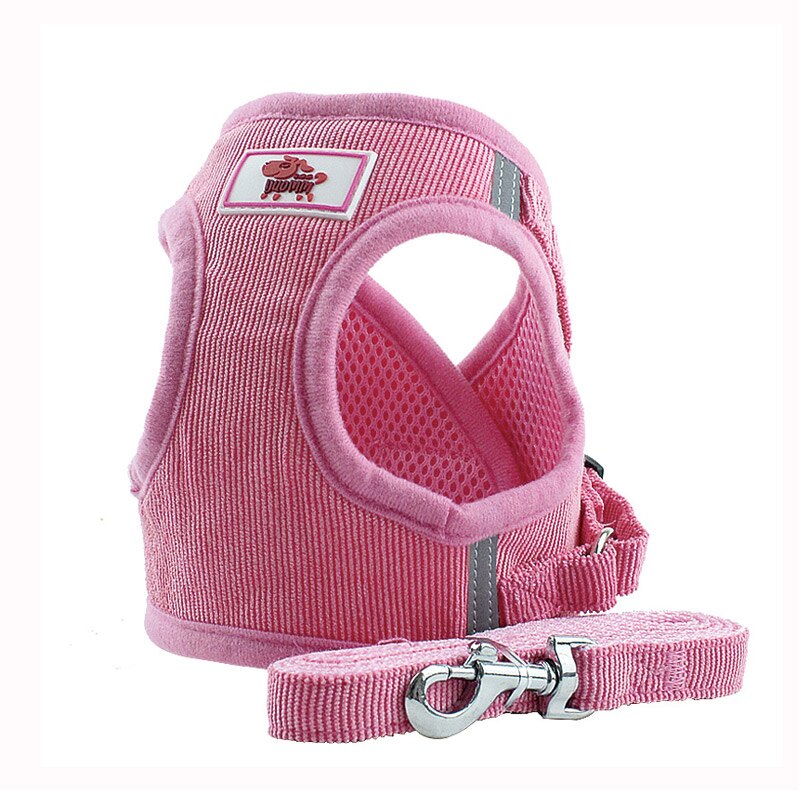 Dog Cat Reflective Harness Leash sets Adjustable Vest Walking Supplies Breathable Pet Collar — image 9