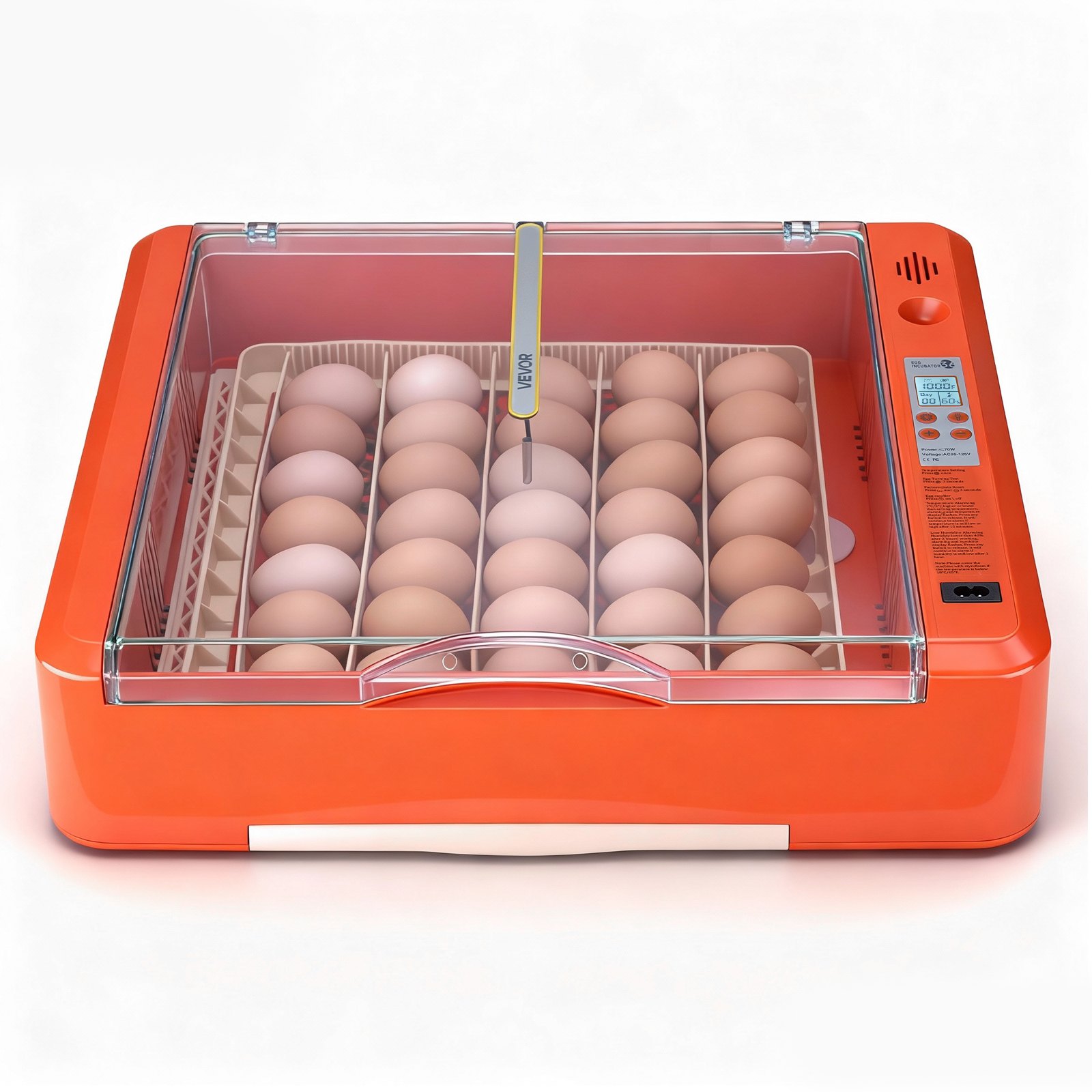 36 Egg Incubator, Automatic Egg Turner With LED Candler & Water Tray, Temperature & Humidity Control, 360° View Clear Window, Poultry Eggs Incubators For Hatching Chicks Ducks Goose Quails — imagen 1