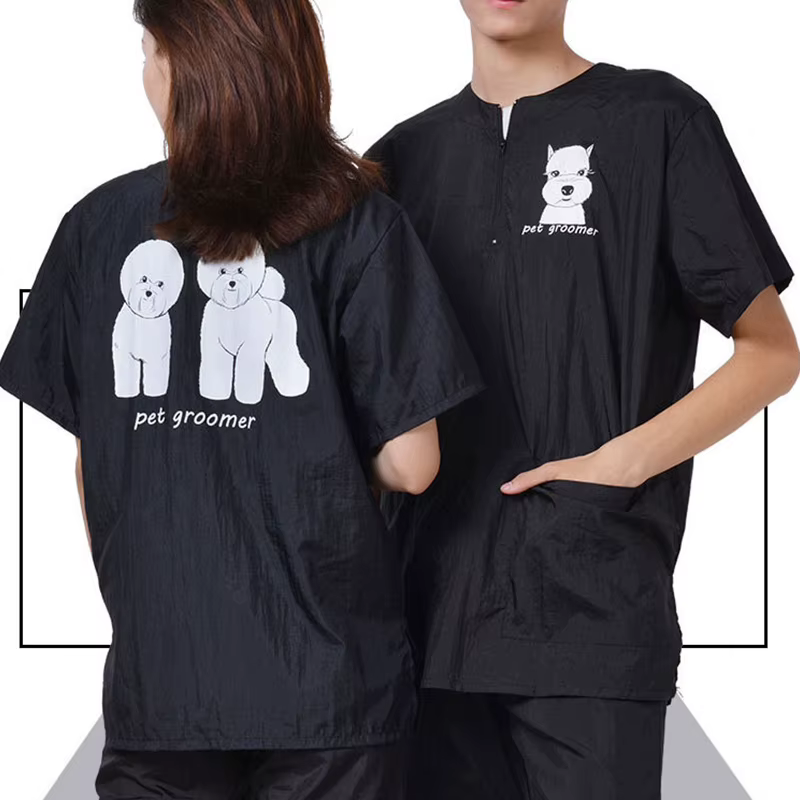 Ropa de Cuidado de Mascotas Impermeable Vestimenta para Veterinarios Ropa de Trabajo para Tiendas de Mascotas Prendas Anti-Pelo y Anti-Estático para Peluqueros de Mascotas — imagen 2