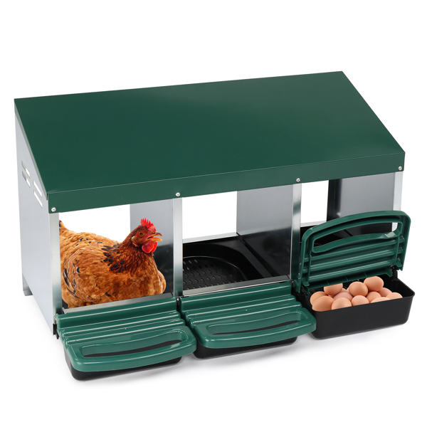 3-compartment Chicken Feeding Trough — image 1