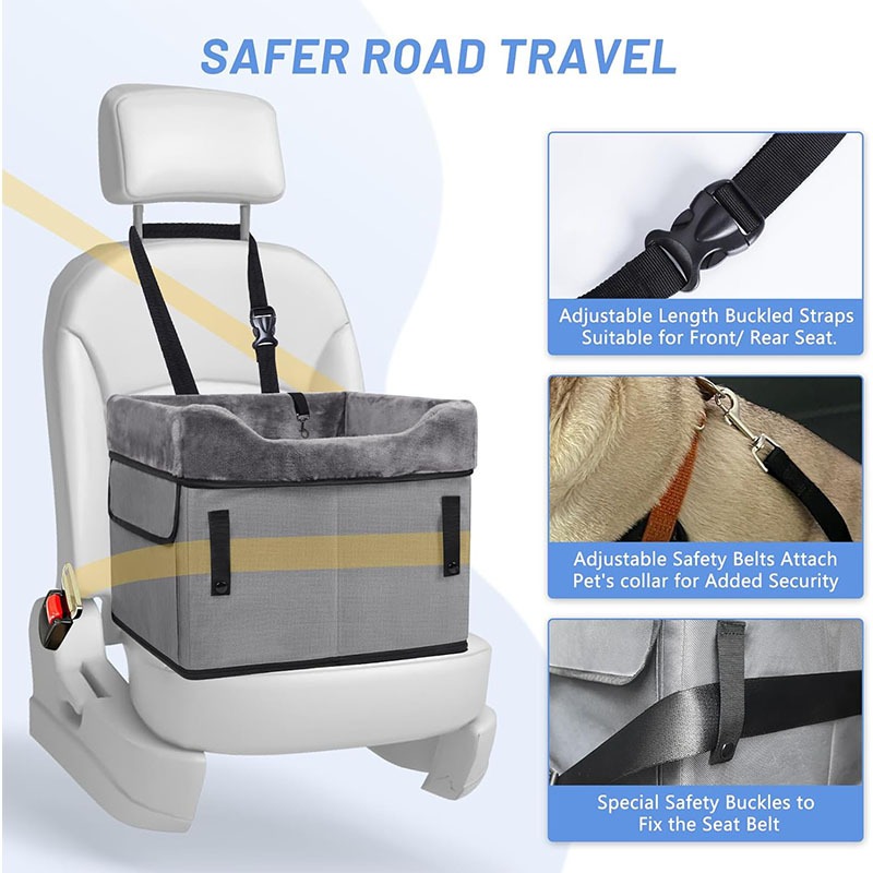 Car pet mats, small dogs, car accessories, dirt proof car seats, portable dog height increasing seats, car dog beds — image 2