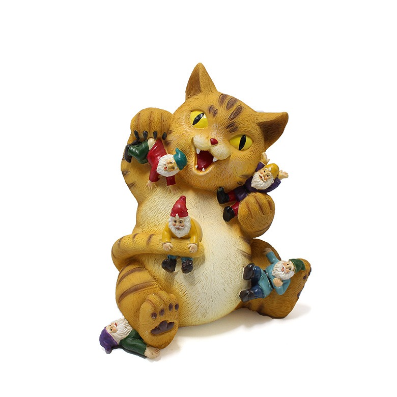 Decoraciones para patio exterior de resina ecológicas juguetes para gatos y decoraciones en miniatura — imagen 1