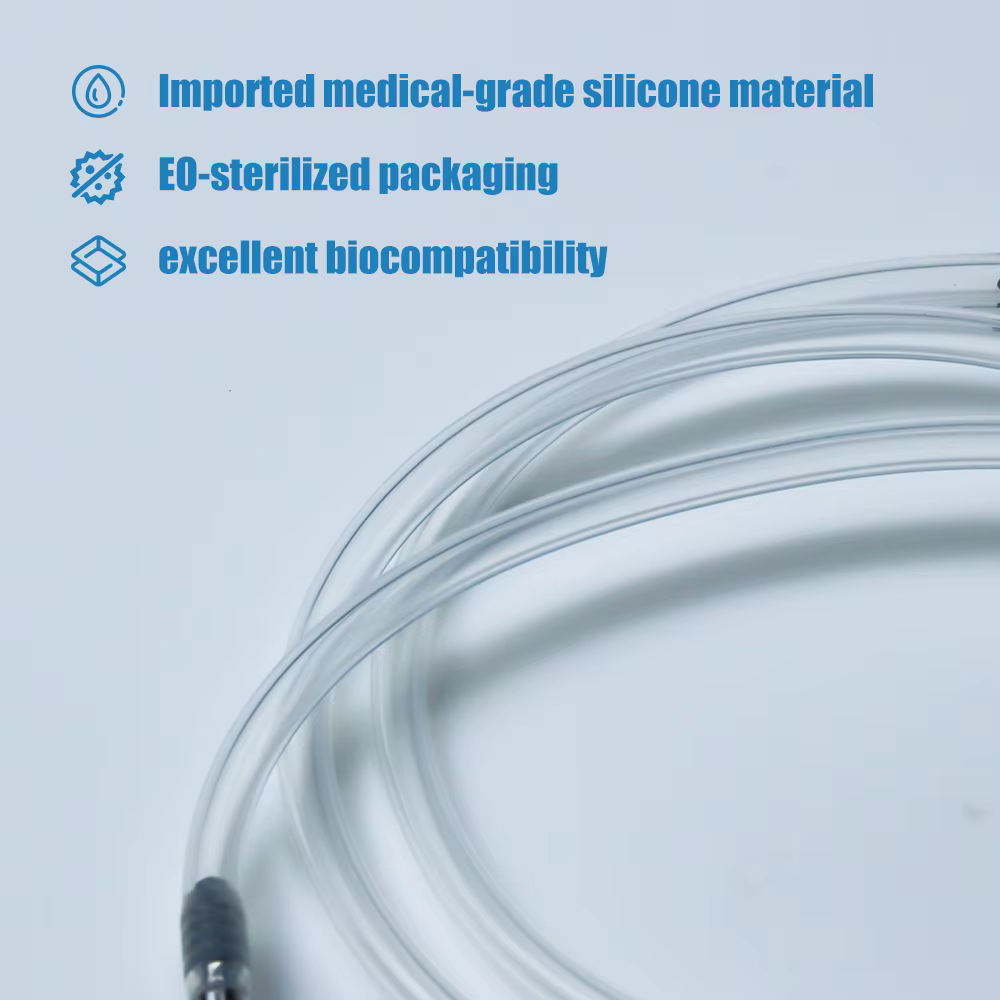 Silicone Flat Fluted Drain 7mm 10mm With Trocar Clog Proof Open Slot Wound Drainage Tube Eo Sterilization Veterinary Equipment — image 3