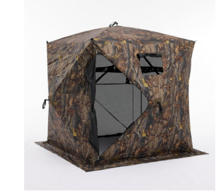 Tenda de Caza para 2-3 Personas, Camuflaje Vertical