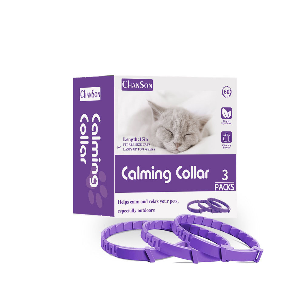Collar de Perro y Gato Personalizado con Logotipo Gratuito, Ajustable y Impermeable para Calmar a Tu Mascota — imagen 2