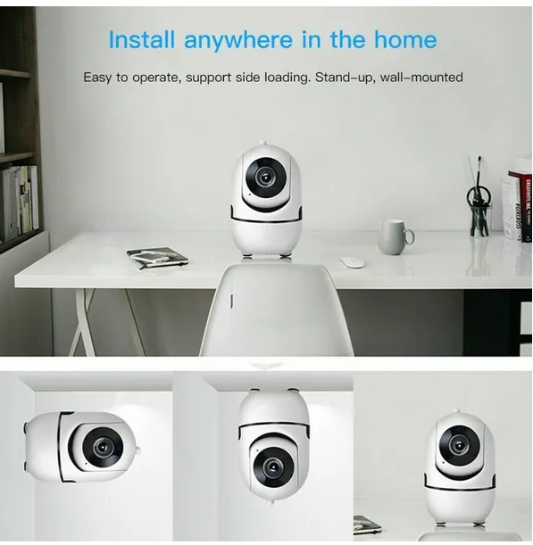 Cámara de Seguridad WiFi Inalámbrica para Interior con Visión Nocturna 1080p para Mascotas y Niños — imagen 5