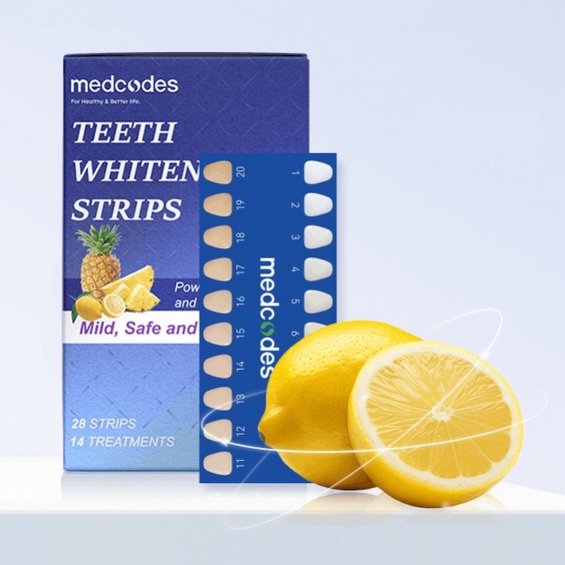14 Pairs Of Pineapple Enzyme Tooth Strips. They Whiten And Brighten The Teeth, And Are Suitable For People Of All Ages Who Carry Out Daily Dental Care — image 12