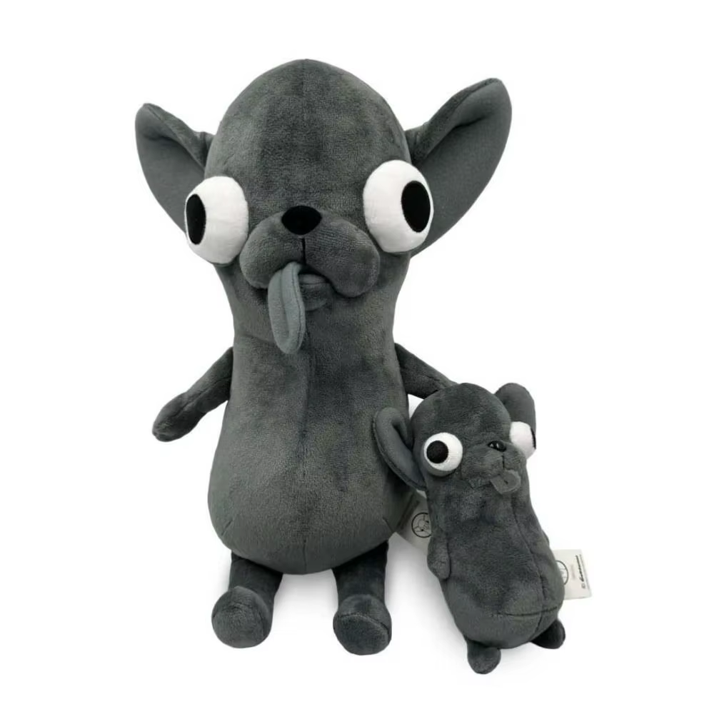 Stuffed Animals Chihuahua Plush Toy Puppy Pet Keychain Pendant Stuffed Chihuahua Doll Kawaii Black Color — image 5