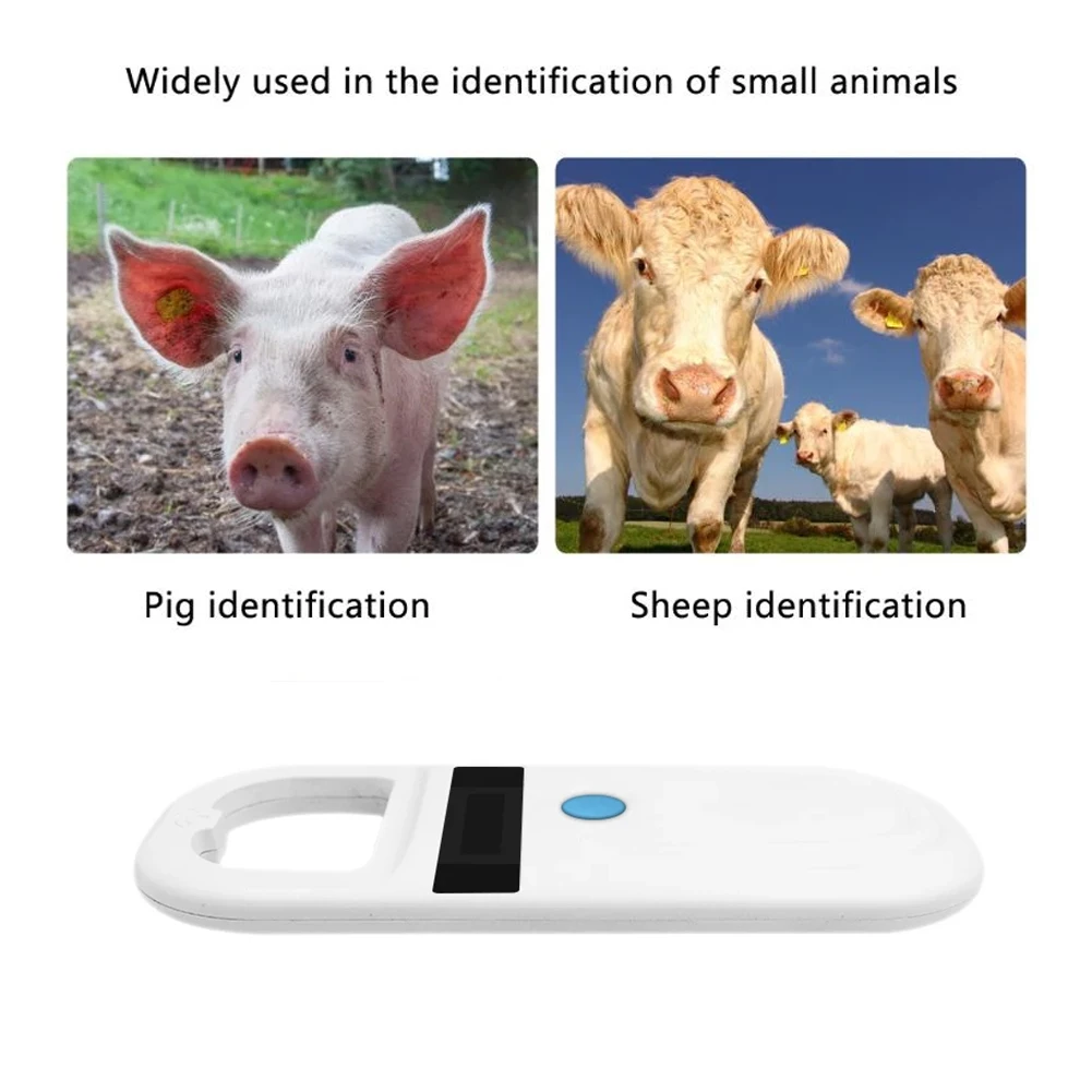 Pet Microchip Scanner ABS High-brightness OLED Display ISO 11784 11785 FDX-B ID64 ID Tag Reader — image 4