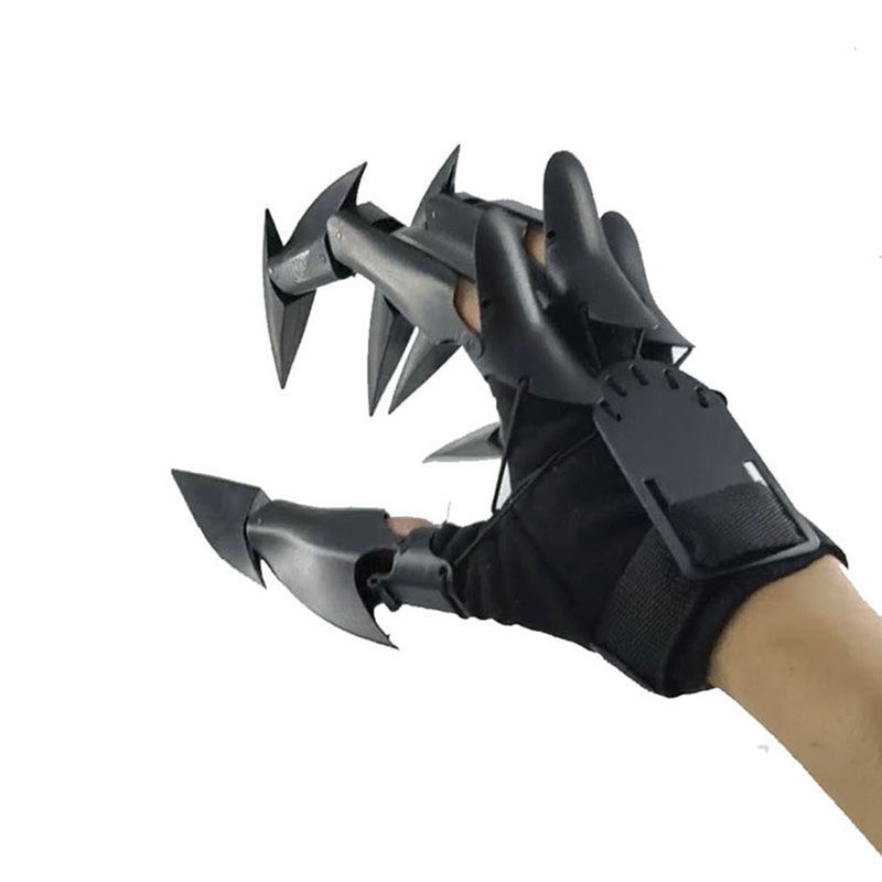 Garras de Dragón Negro - Manos Flexibles y Cambiables para Juegos de Halloween, Accesorios de Terror y Fantasía — imagen 1