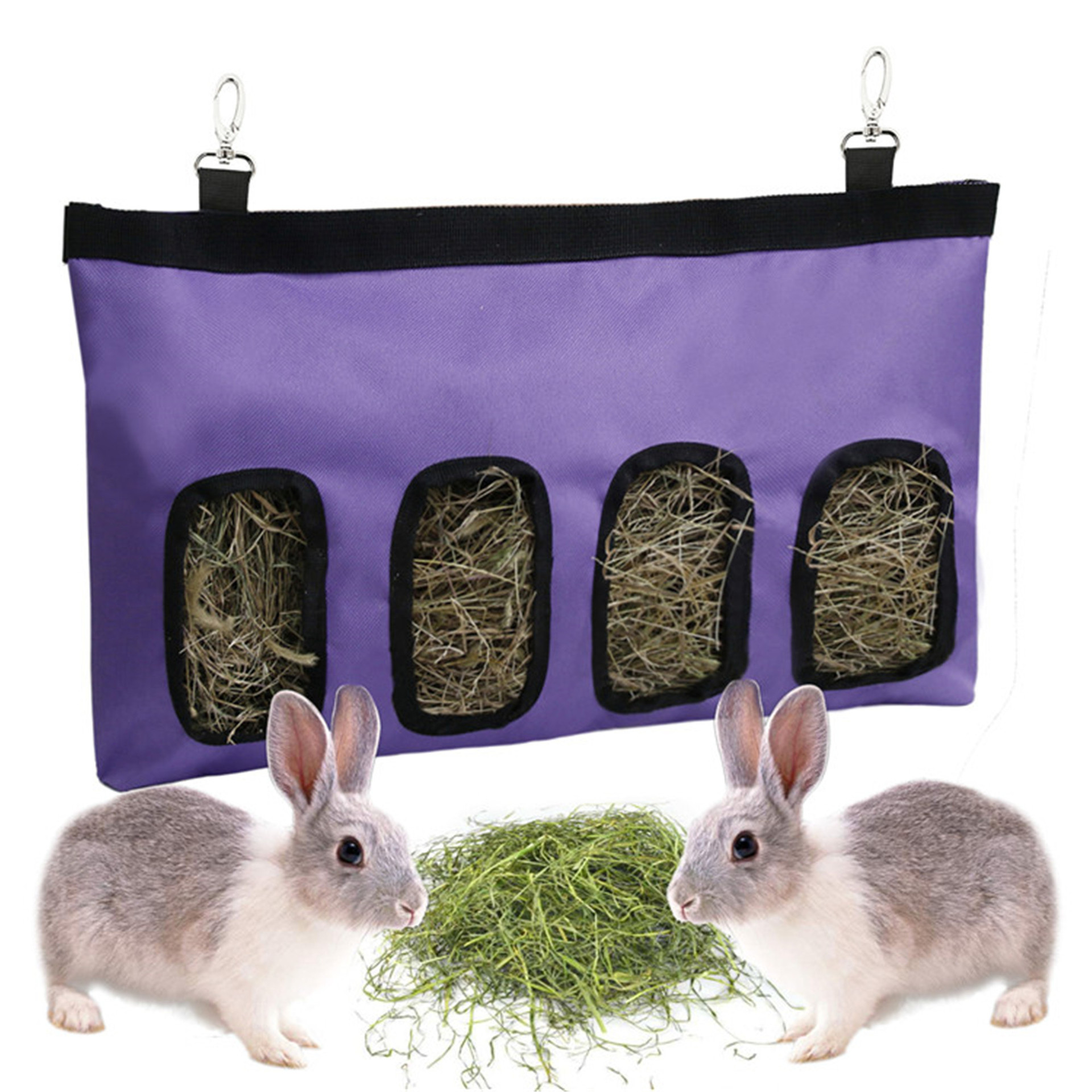 Rabbit Hay Bag Food Bag Feeding Bag Pet Hanging Bag Feeder Bag — image 5