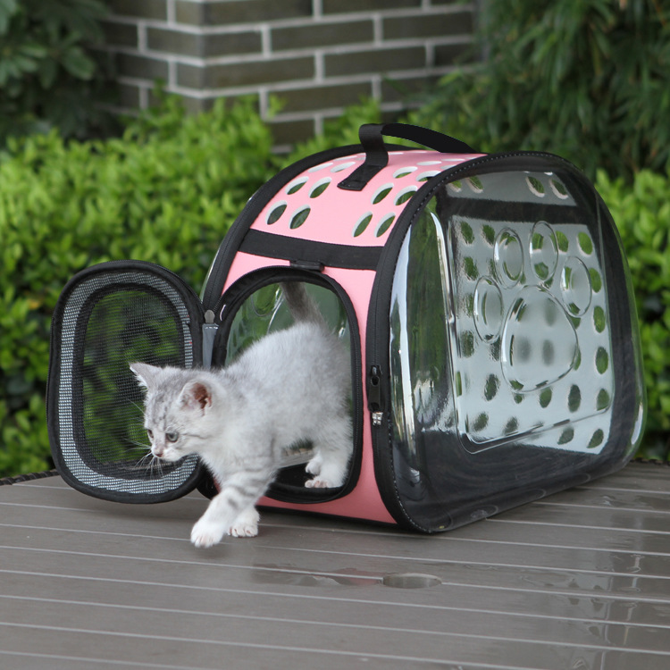 Pet Supplies New Pet Bag Transparent Bag Cat Bag Space Capsule Pet Backpack Portable Pet Out Bag — image 2